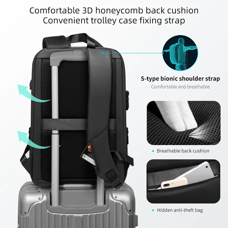 Waterproof backpack model - FENRUIEN: Geometric