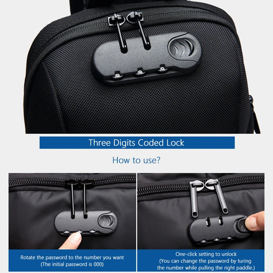 Waterproof backpack model - OZUKO: Shoulder bag